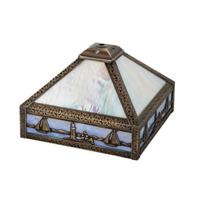 Maselli 7 in. H Glass Lamp Shade and Pendant Shade