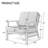 Bevelyn Outdoor Three Pieces Chair Set With Cushions And Side Table-110028713