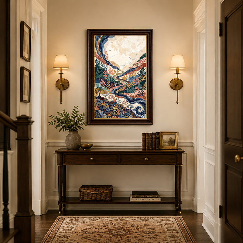 Art mural sur toile, 18"H x 12"W