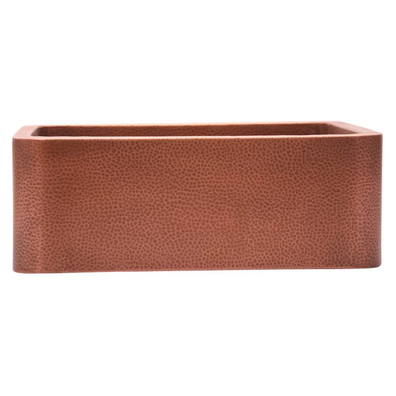 Barroca 30 " L Single Bowl Copper Kitchen Sink