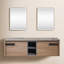 Ensemble de meuble-lavabo double 72 po avec miroir Breckan