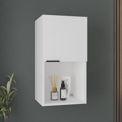 Kaser Medicine Cabinet With Mirror And Shelves, With Vertical Or Horizontal Position Option, Modern Bathroom Storage Solution,White