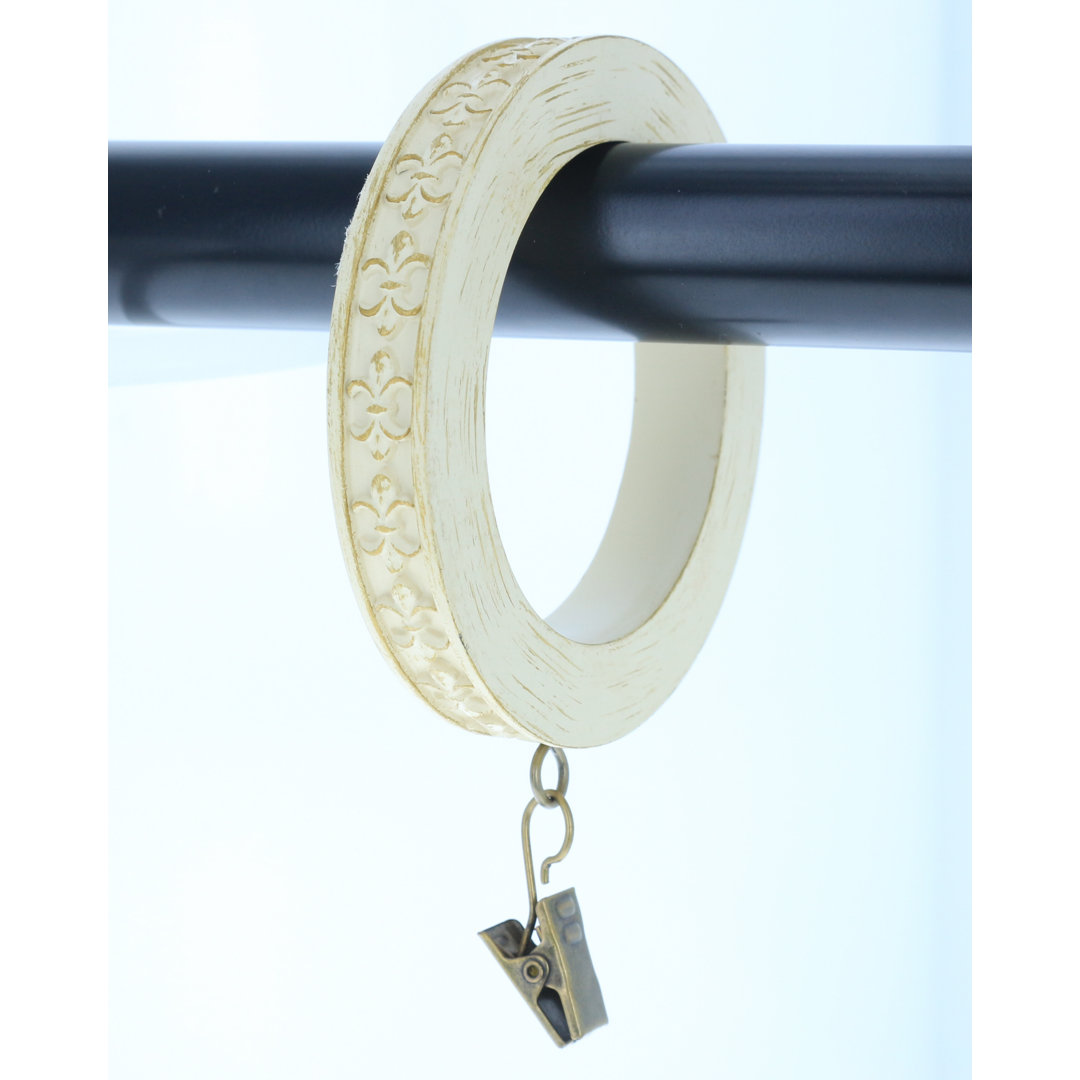 Chokio Curtain Rings (Set of 8) Fleur De Lis Living 