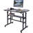 Adjustable Computer Desk Rolling Laptop Cart On Wheels Home Office Computer Workstation, Portable Laptop Stand Tall Table For Standing Or Sitting, 39.4" X 23.6"-1302855937
