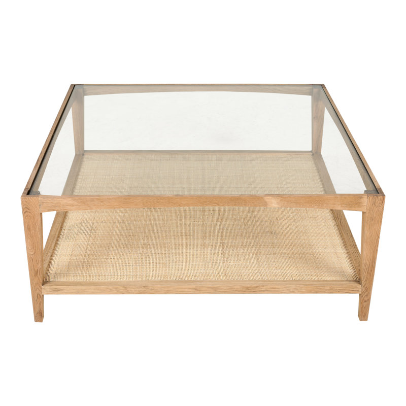 Table basse à 4 pieds avec rangement Broderick