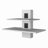 Floating Shelf, 2 Tier-Shelf Wall Unit With Cable Management