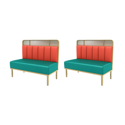 Simple Leisure Cafe Restaurant Benches Upholstered Bench