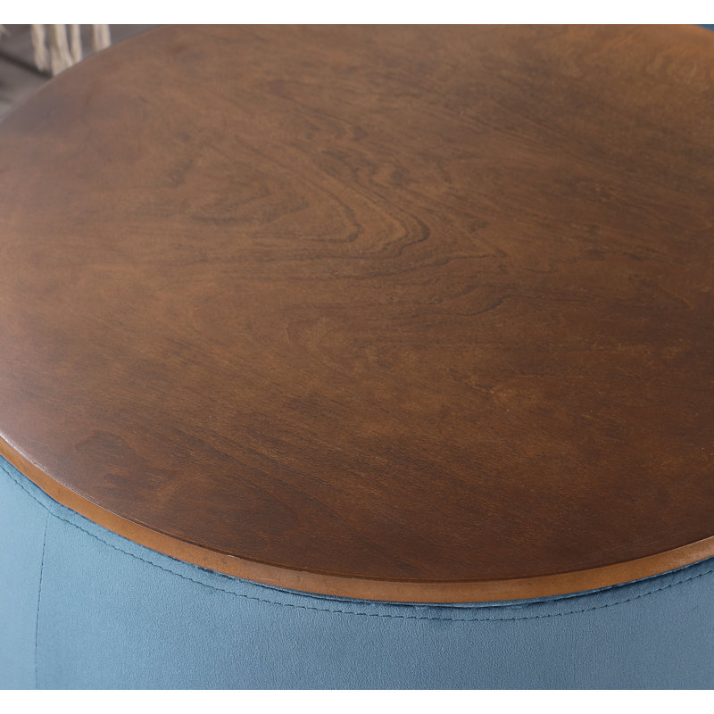 Velvet Ottoman