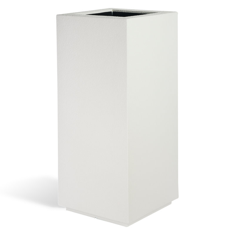 Kensington Tall Planter, White