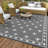 Geometric Reversible Outdoor Rug Waterproof Plastic Straw Patio Carpet for Deck, Porch, Garden, Camping, Balcony, RV, Beach, Picnic-304215565-304215567