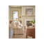 Amalfi 25" Wide Amalfi Cream Quartz Top Desert Gold Finish End Table