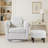 Chenille Swivel Accent Chair with Ottoman-1778469386