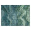 Machine Washable Indoor/Outdoor Cinead ACN1700 Teal 9' x 12' Rug-104611326