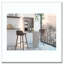 Bureau rectangulaire gris clair pliable