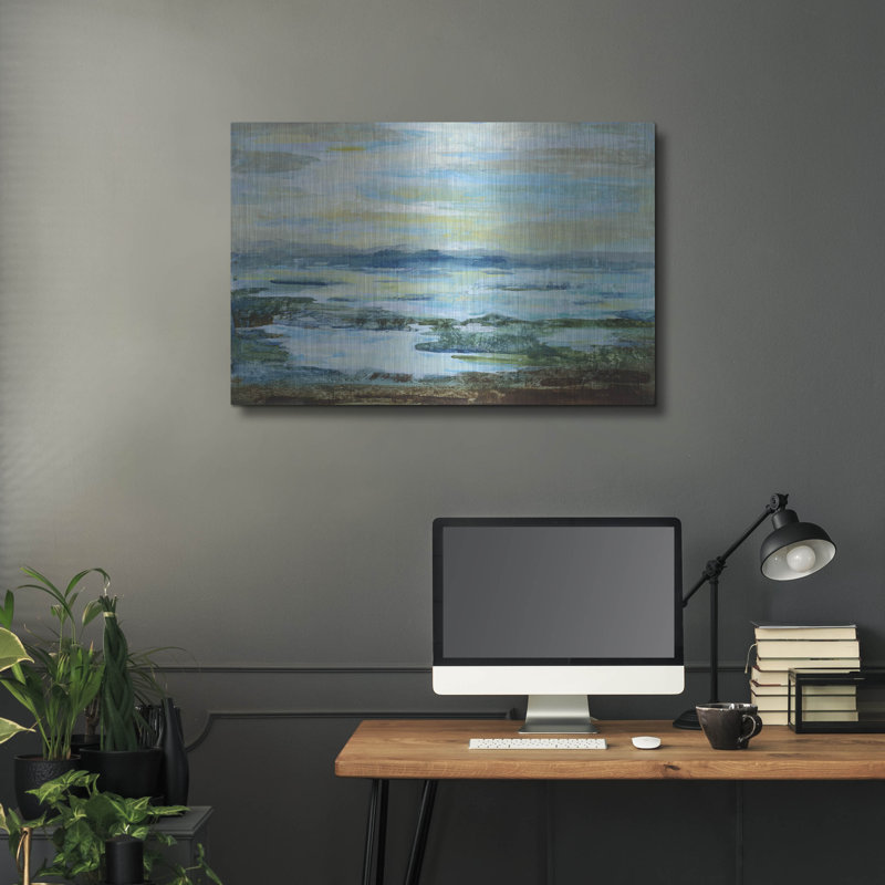 «Northern Lake» par Silvia Vassileva, H 24 po x l 36 po