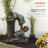 Astral Indoor Weather Resistant Floor Fountain with Light