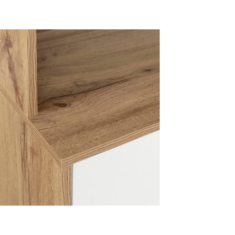 Saguaro 165cm Kitchen Pantry, Oak/White