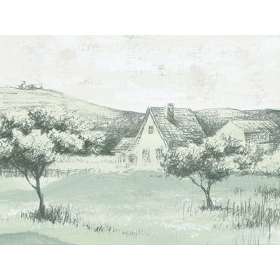 " Soft Green Country Landscape "
