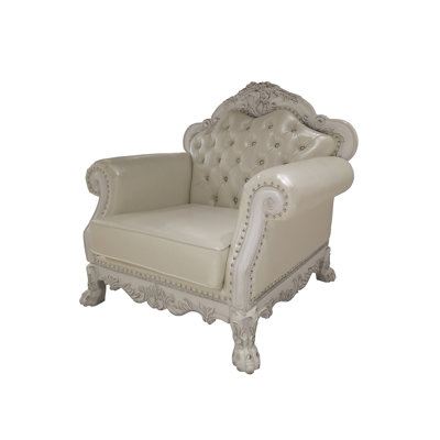 Chaise en cuir synthétique Dresde Dresde avec 2 coussins