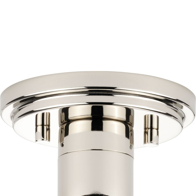 Plafonnier encastré 1 lumière 8,625 po Arjanne, Nickel poli