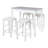 Loria 4 - Person Four Leg Dining Set-1752336406