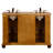 Quintara 52'' Double Bathroom Vanity with Stone Top-1977354953