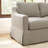 Polyester Slipcovered Loveseat with Reversible Cushions-1996928056