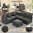 86.6" Sectional Sofa-129915615