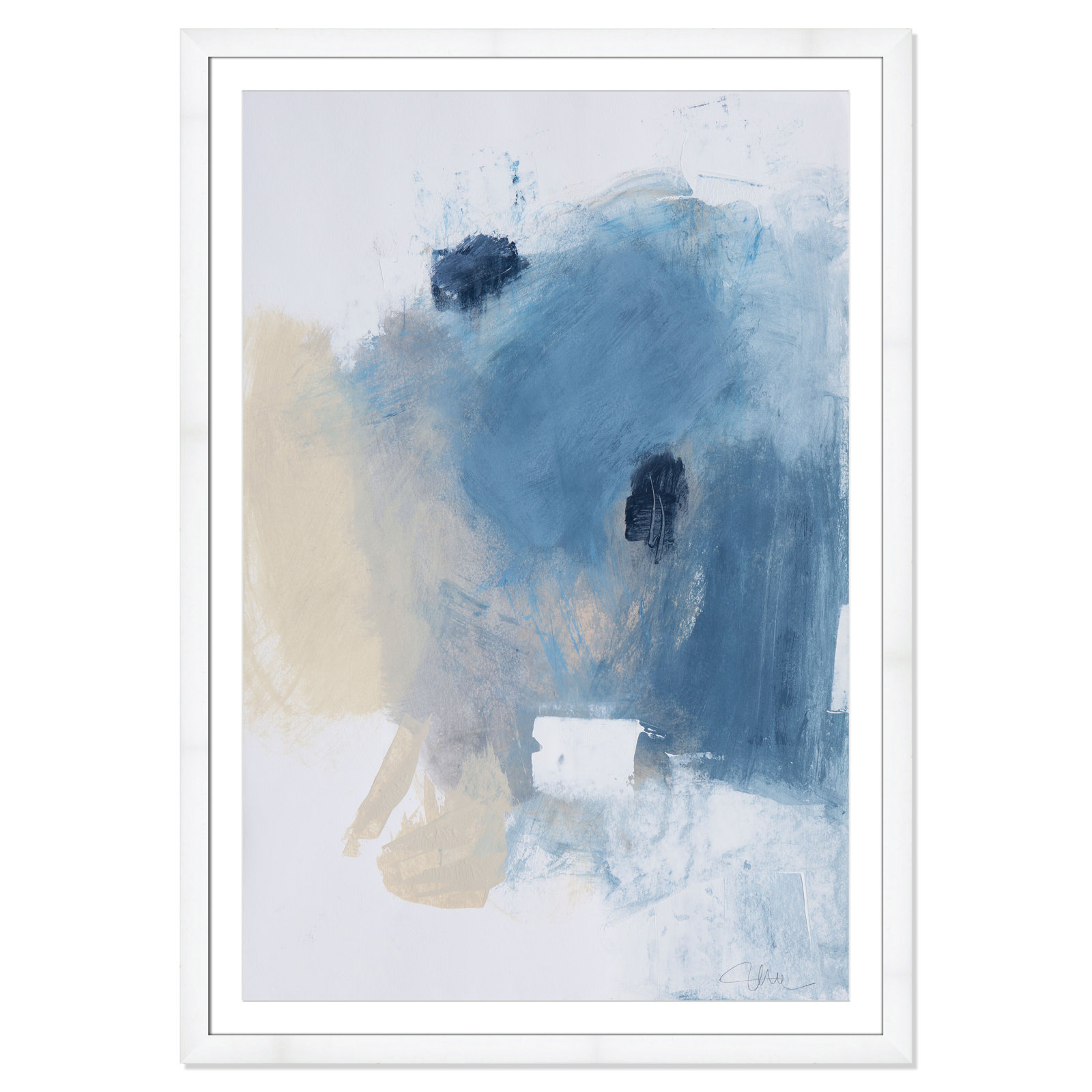 Coastal Carnival I Print by Casa Fine Arts, White, White Single Picture Framed Paper, 55" H x 39" W x 1.25" D