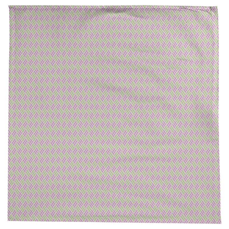 Nappe à carreaux à rayures Leffel, Rose et pastel