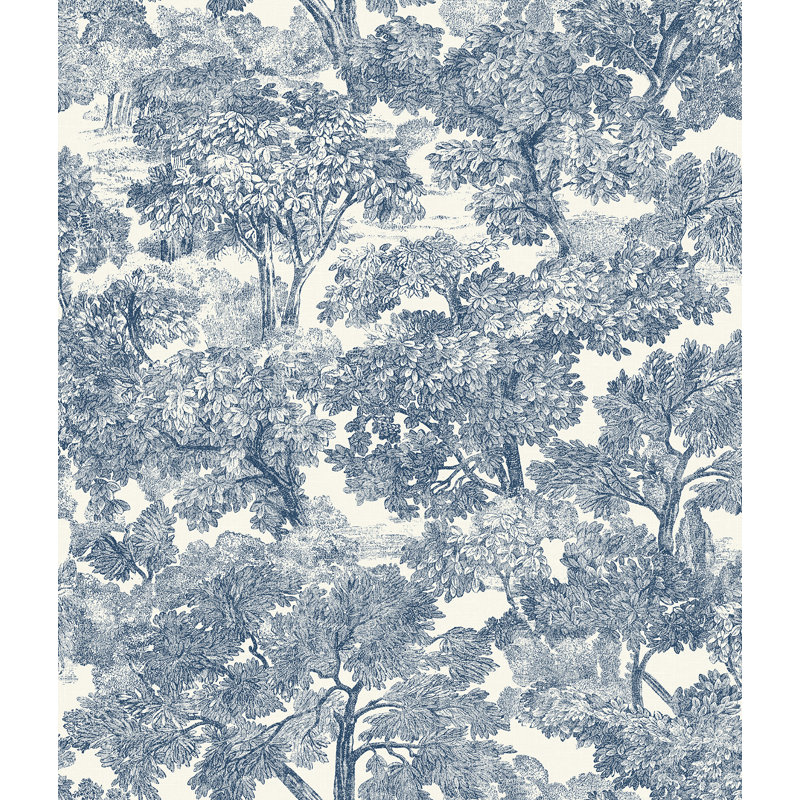 Papier peint Spinney Toile, Bleu