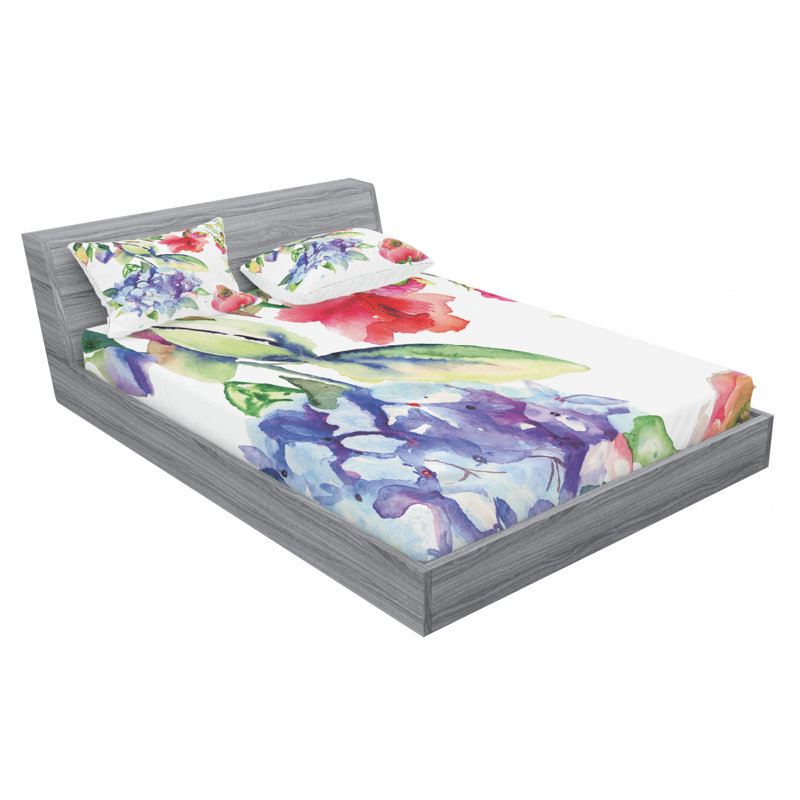 Microfiber Sheet Set, Full Sheet Set with Fitted Sheet
