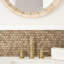 Hudson 1" Hex Atlantis 11-7/8" x 13-1/4" Porcelain Mosaic Tile-71134624