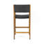 Tabouret en osier et bois Genesee