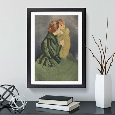 Mother and Child Vol.5 by Mary Cassatt - Framed Print