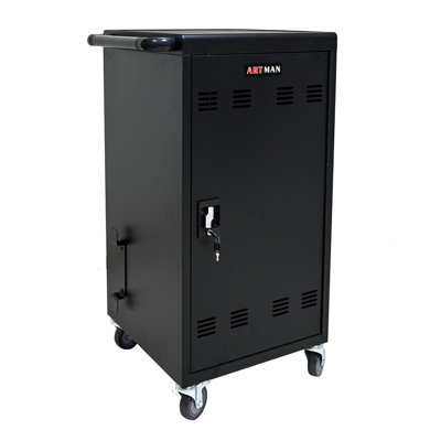 Mobile Charging Cart and Cabinet for Tablets Laptops, Convenient and Efficient Charging Solution for Multiple Devices.