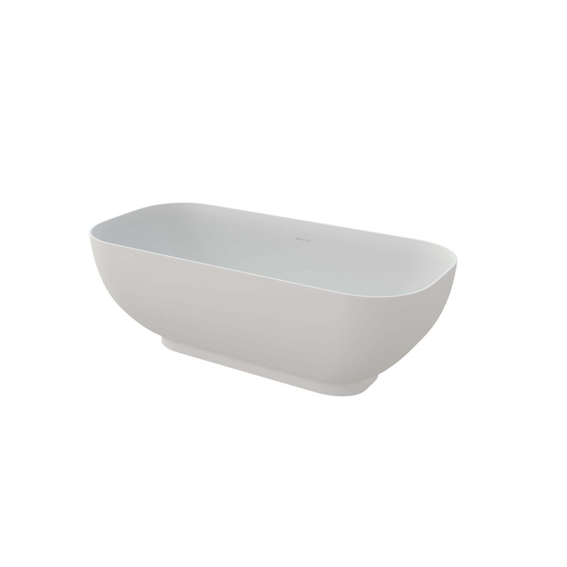 65" Solid Surface Soaking Bathtub