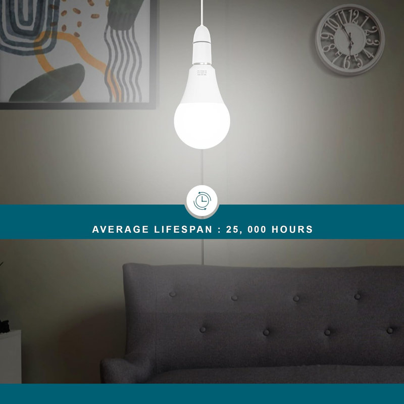 B22 LED Bulbs, 15W LED Bayonet Light Bulb, Cool White 6000K, Super Bright 80Lm, Non-Dimmable,180° Wide Beam,Golf Ball Energy Saving Light Bulbs, Pack of 6