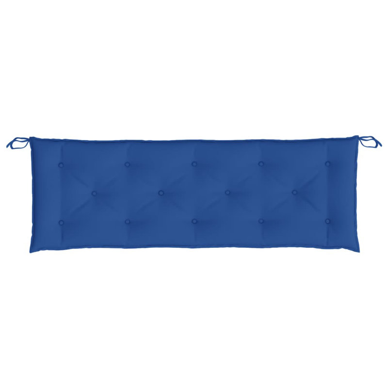 Outdoor Seat Cushion, 1.2" H x 59.1" W x 19.7" D, Blue