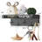 ZONSE 10.15'' W Black Key Holder