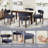 Upholstered Solid Wood Dining Chair Side Chair-1993658720