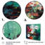 «Red and Green Textures Of The Mind I», reproduction sur toile-958592160-958592172