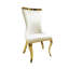 Chaise d'appoint 2 pièces à finition argentée-1132819991-1132819993