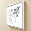 «Bathroom Puns V» par Becky Thorns - Impression sur toile-130879449