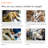 Stroller for Large Dogs, Extra Large Pet Stroller for Medium 2 Dogs, Dog Wagon, Dog Carriage, Foldable Design, Adjustable Handle, Red-85506082