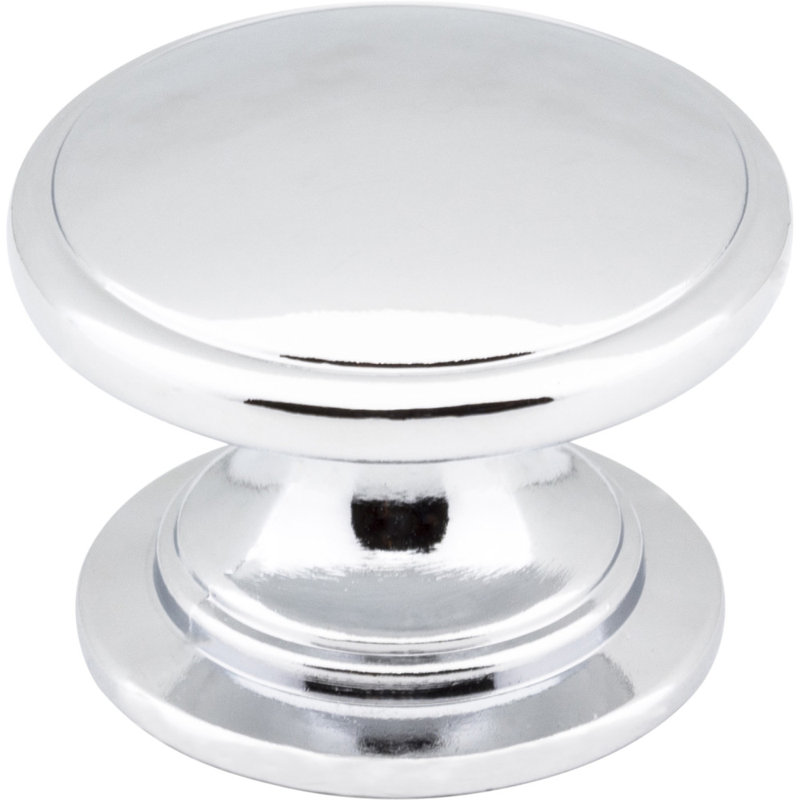 Durham 1 1/4" Diameter Mushroom Knob, Polished Chrome