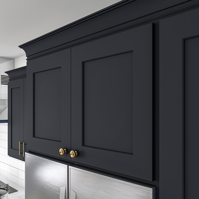 Armoire de four, 33" W x 21" H x 24" D, Noir Shaker