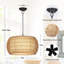 Luminaire suspendu en rotin-1246825602