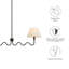 Luminaire suspendu en laiton Wave Squiggle-101991364