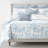 Rustic Cabin Cornflower Blue Cotton Duvet Cover Set 8 Piece-101884012